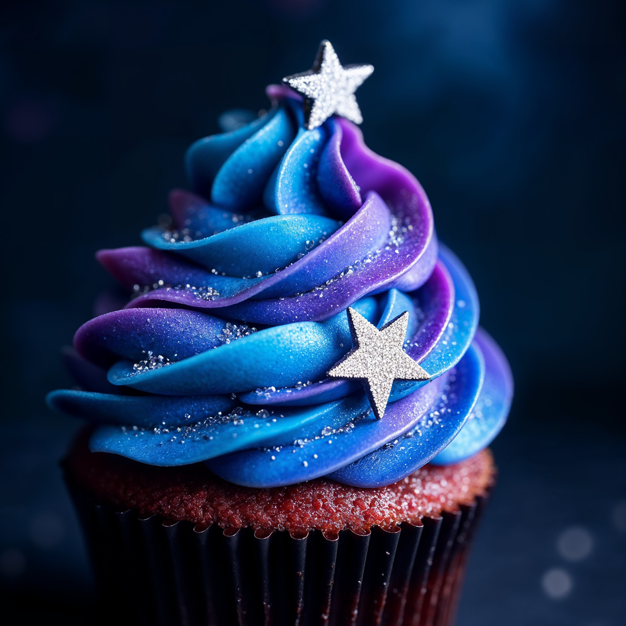 Oreo Galaxy Cupcakes